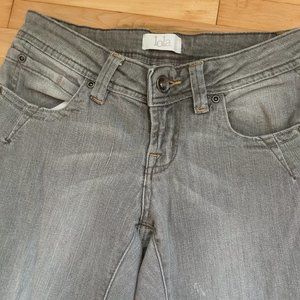 Vintage grey low-rise jeans